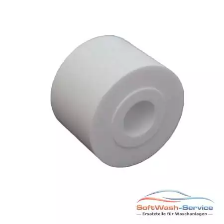 Stützrolle Waschanlage weiß