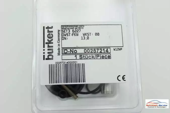 Ventil Dichtsatz FKM für Bürkert MV Typ 6227