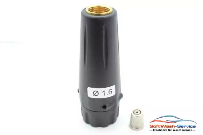 Schaumdüse SoftWash 18x1,5IG schwarzx1,5IG schwarz