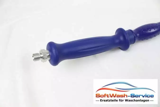 Handgriff blau 15° mit Bürste 60mm und Injekt 13