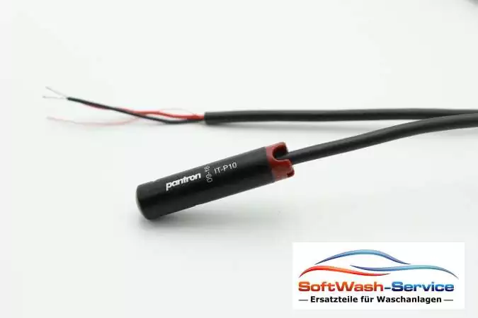 Lichtschranken Sender P10 mit 5 Meter Kabel Pantron rot0 mit 5 Meter Kabel Pantron rot mit 5 Meter Kabel rot