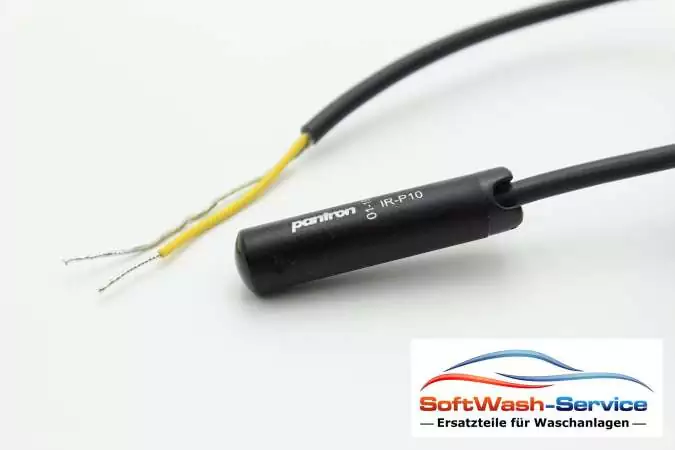 Lichtschranken Empfänger P10 mit 5 Meter Kabel Pantron gelb