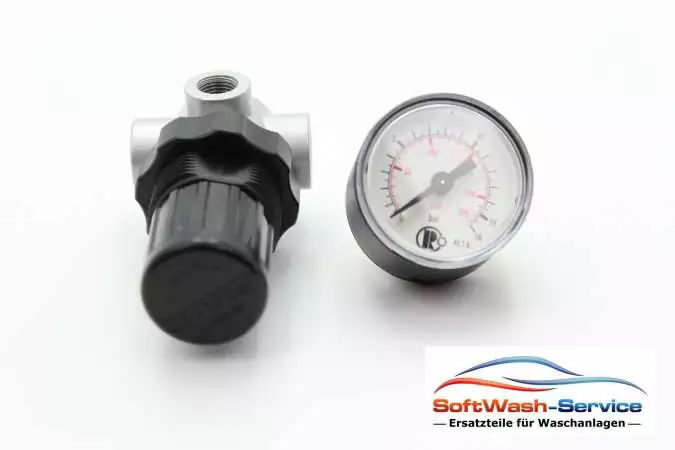 Druckregler 1/8" mit Manometer
