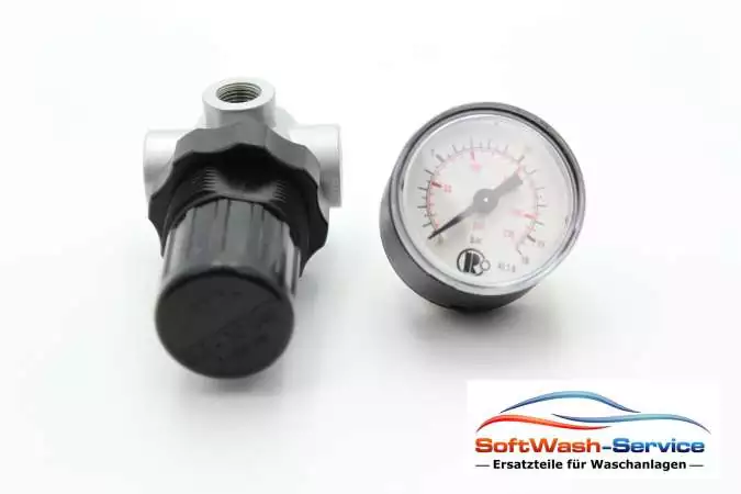 Druckregler 1/4" mit Manometer