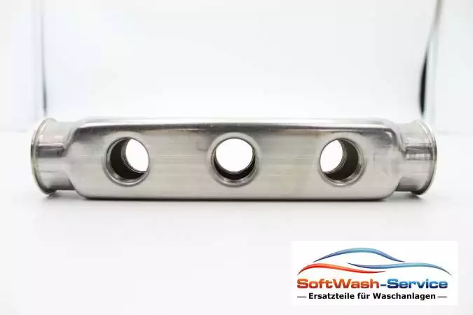 Verteilerleiste 2x1"IG-6x1/2"IG, Edelstahl