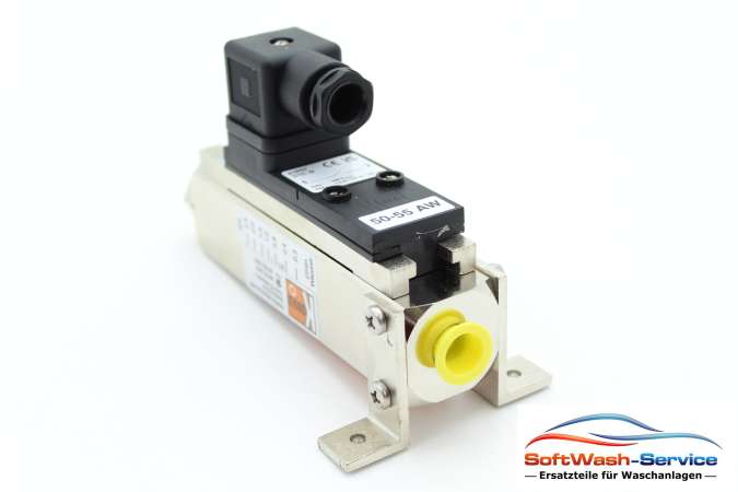 Strömungswächter S2,5R 1/4"I MS mit Vitondichtung