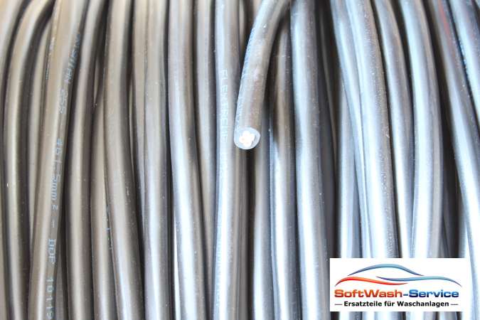 Kabel Gummischlauchleitung 4x1,5 qmm schwarz