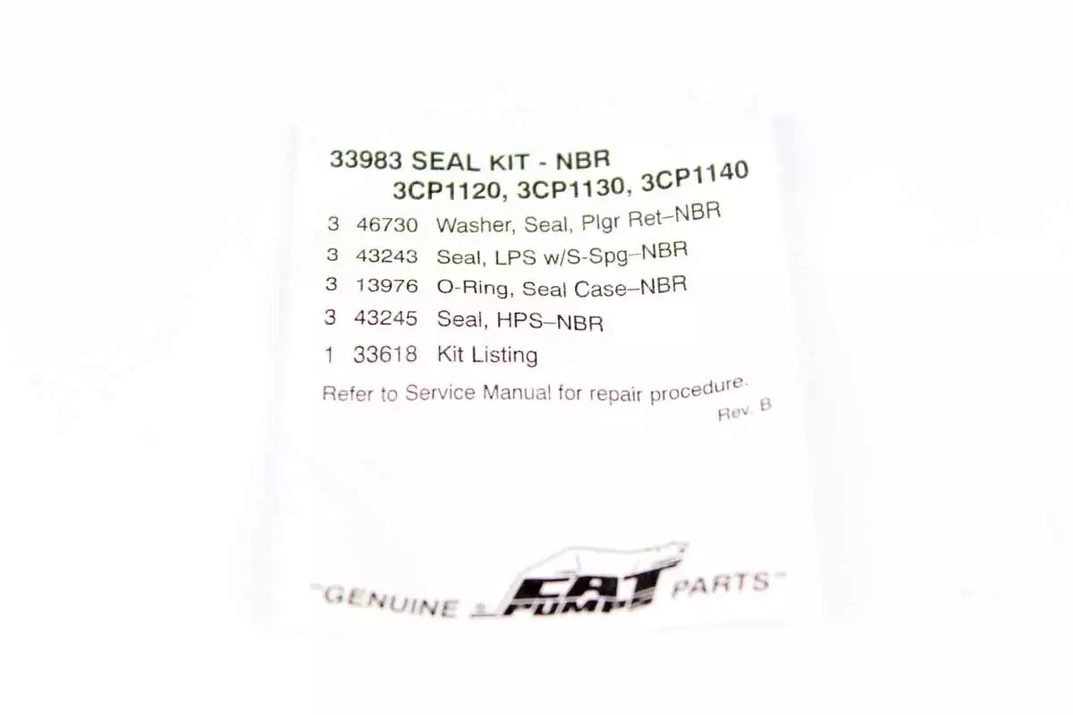 Dichtsatz CAT 3CP NBR für 3CP1120, 3CP1130, 3CP1140, 3CP1120G