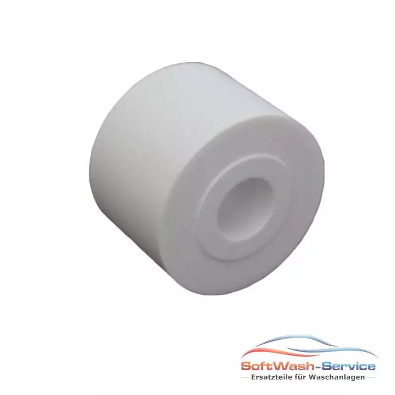 Stützrolle Waschanlage weiß