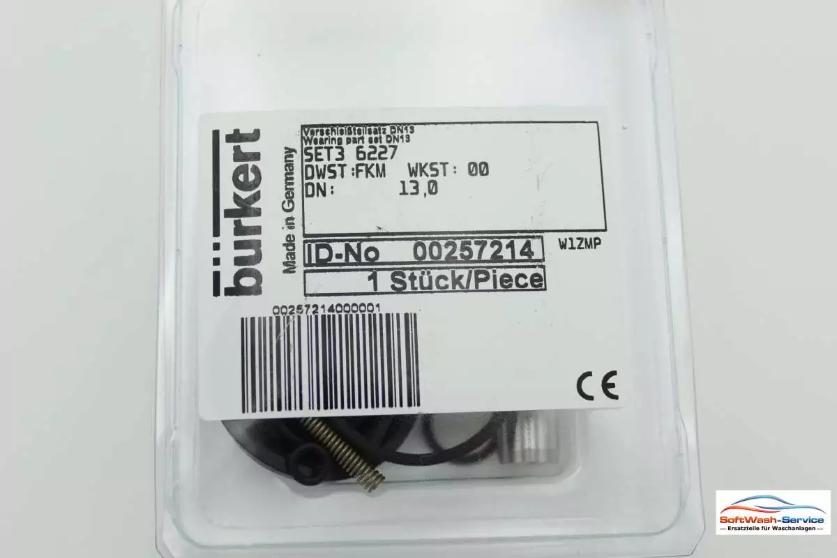 Ventil Dichtsatz FKM für Bürkert MV Typ 6227