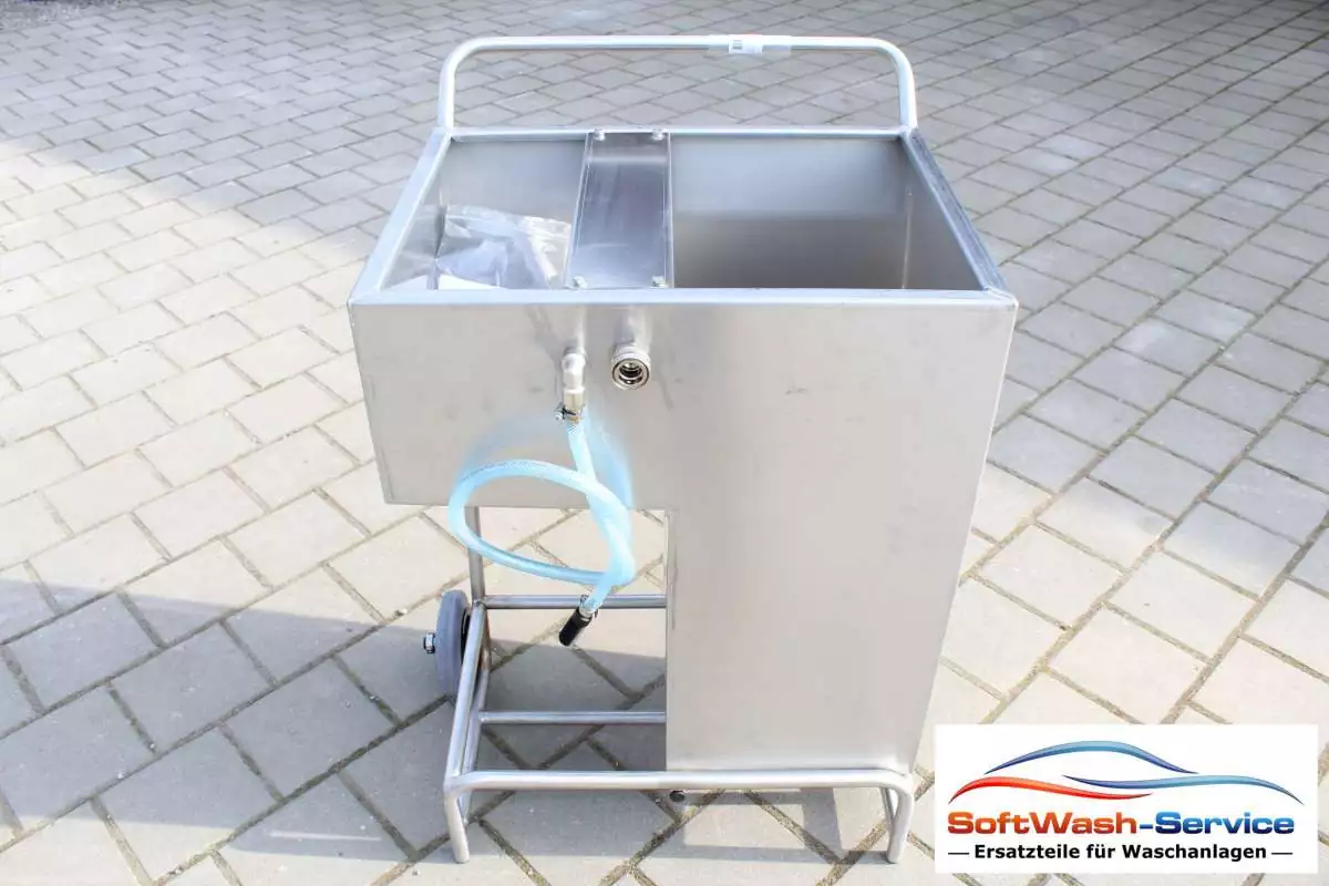 Vorwaschwagen SoftWash Mobil Edelstahl