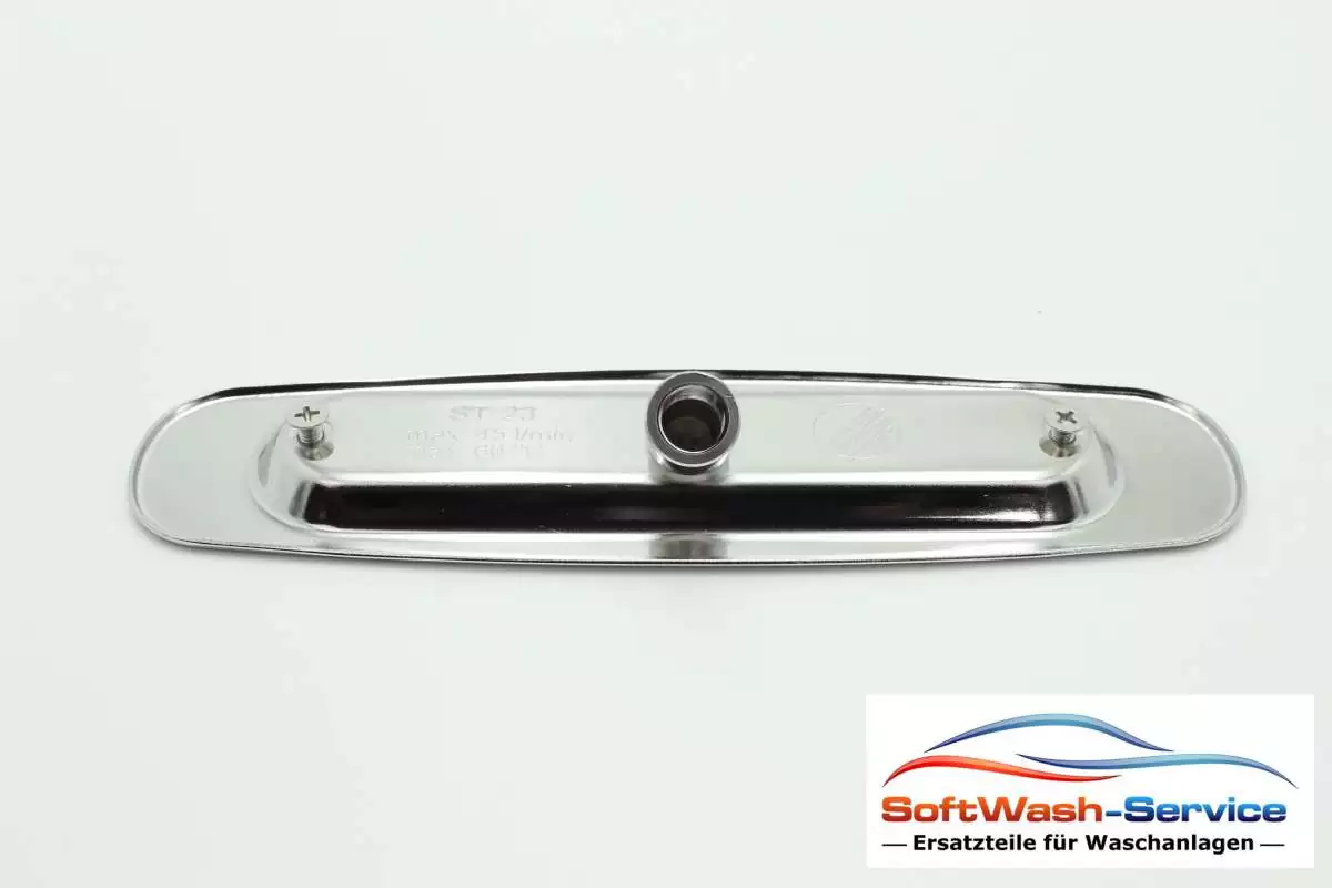 Trägerplatte 1/4"IG  Edelstahl mit Schrauben