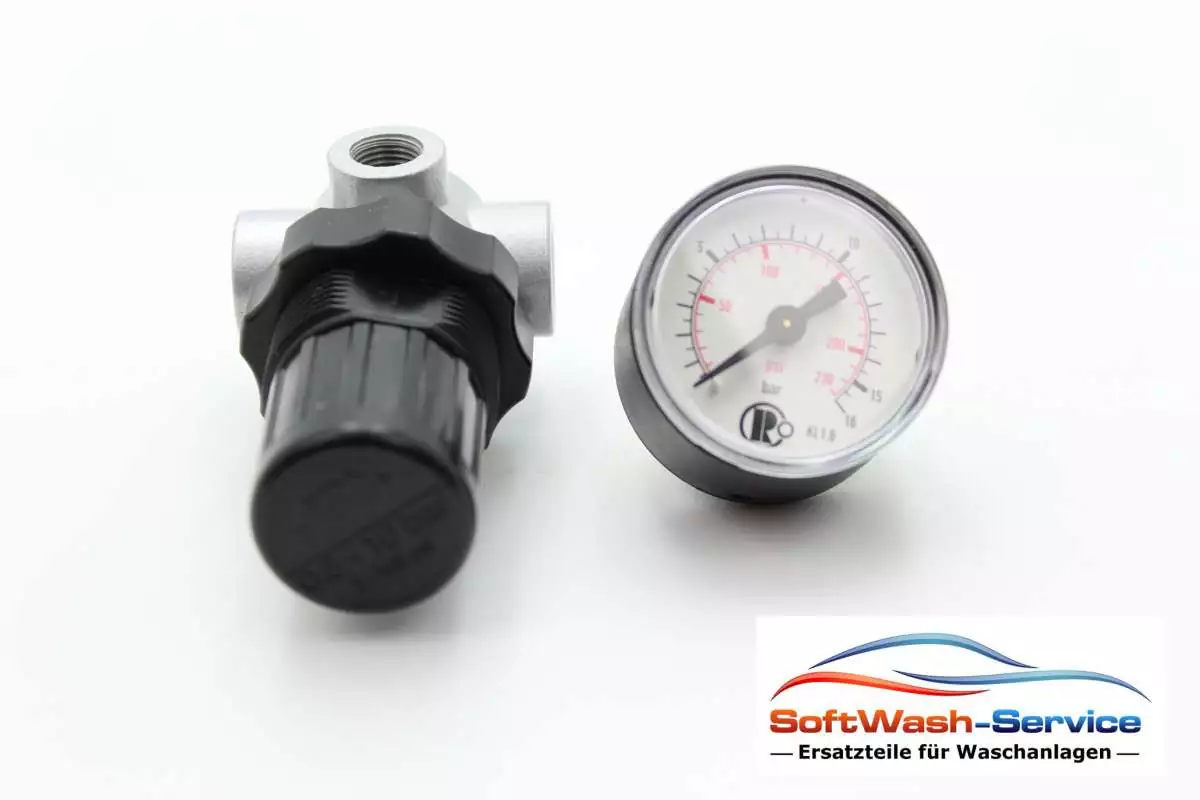 Druckregler 1/8" mit Manometer