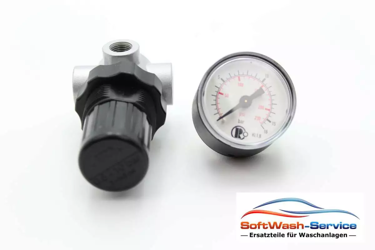 Druckregler 1/4" mit Manometer
