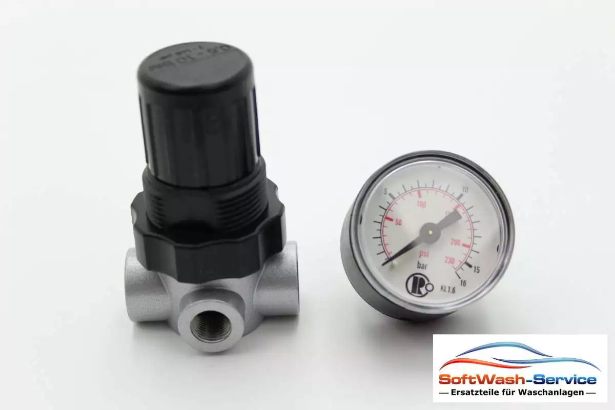 Druckregler 1/4" mit Manometer