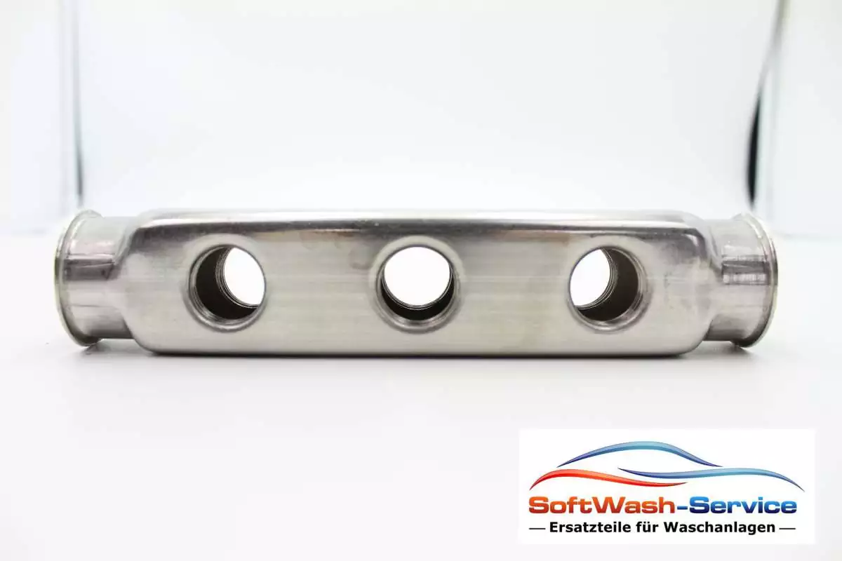Verteilerleiste 2x1"IG-6x1/2"IG, Edelstahl
