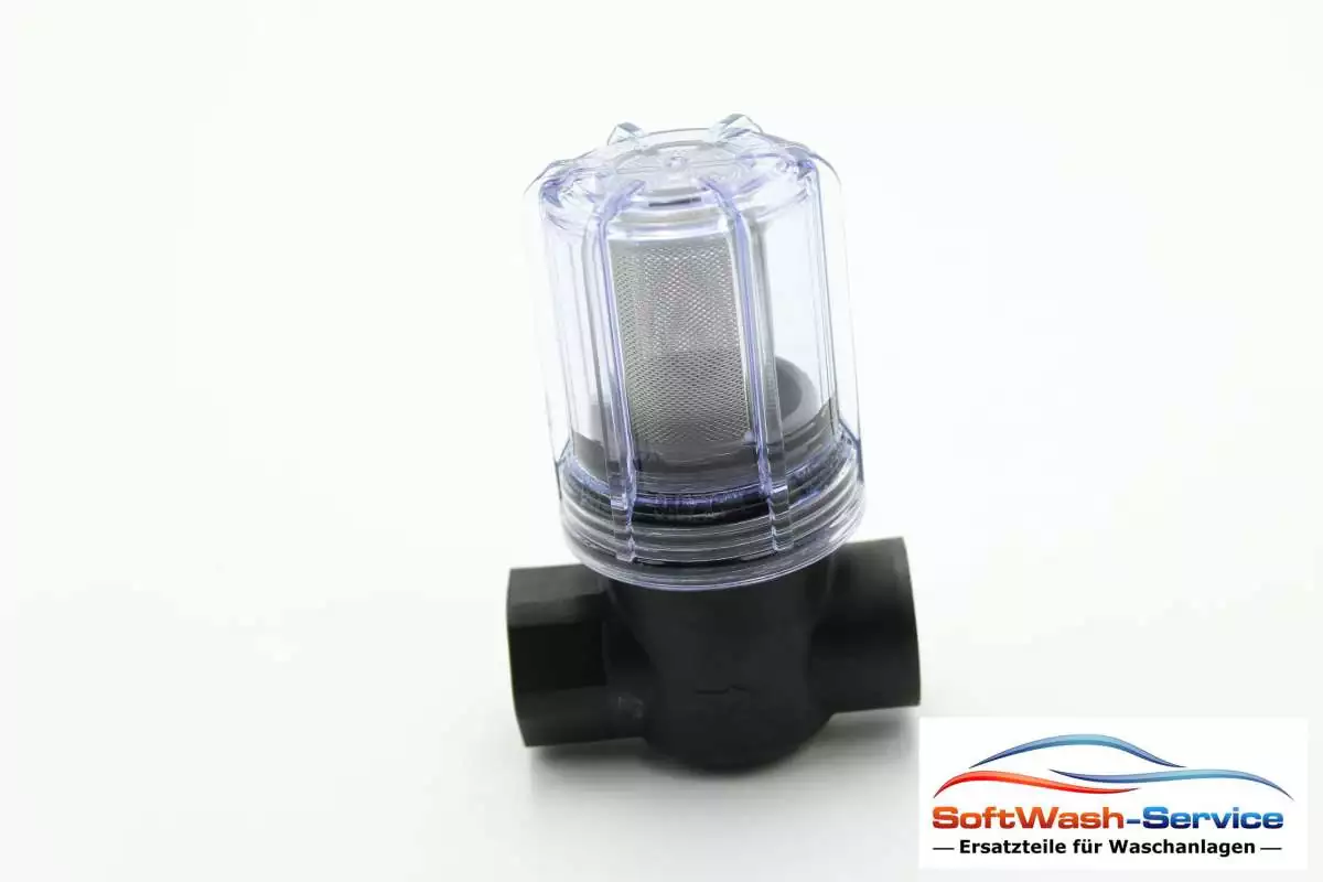 Filter 2x 1/2" IG mit Edelstahlfilter 30